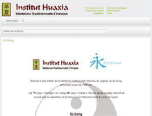 Tablet Screenshot of institut-huaxia.org